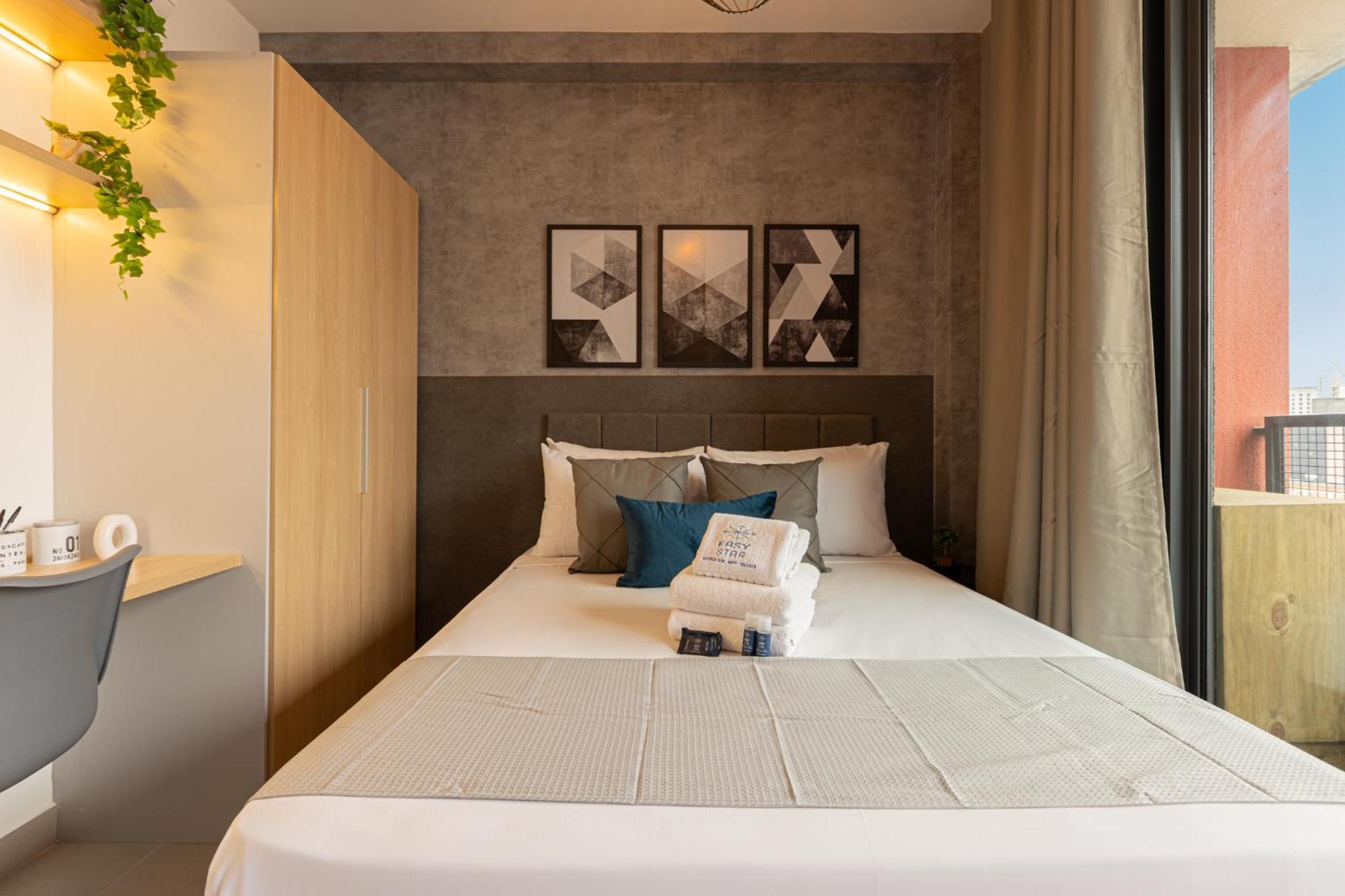 Apartamento Easy Star - No Coracao Da Consolacao Com Vista Livre - Vf01h *